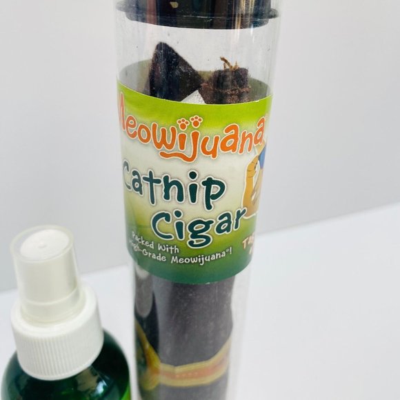 Meowijuana Catnip Spray & Catnip Cigar Toy For Cats Fun - Picture 3 of 8